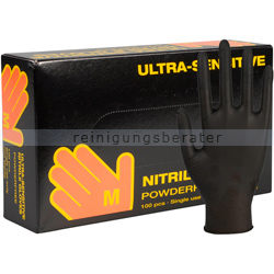 Einmalhandschuhe aus Nitril Abena Sensitive Ultra schwarz M