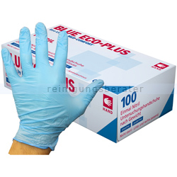 Einmalhandschuhe aus Nitril Ampri Blue Eco-Plus blau XS