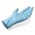 Zusatzbild Einmalhandschuhe aus Nitril Ampri Med-Comfort Ultra 300 blau L