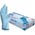 Zusatzbild Einmalhandschuhe aus Nitril Ampri Med-Comfort Ultra 300 blau M