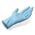 Zusatzbild Einmalhandschuhe aus Nitril Ampri Med-Comfort Ultra 300 blau S