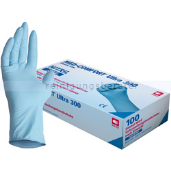 Einmalhandschuhe aus Nitril Ampri Med-Comfort Ultra 300 blau XL