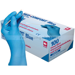 Einmalhandschuhe aus Nitril Ampri Med Comfort blau L