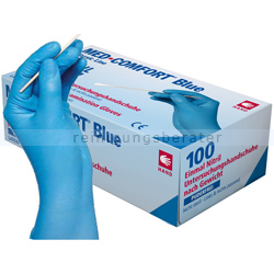 Einmalhandschuhe aus Nitril Ampri Med Comfort blau XL