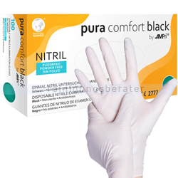 Einmalhandschuhe aus Nitril Ampri pura comfort white L
