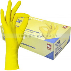 Einmalhandschuhe aus Nitril Ampri Style Lemon gelb L