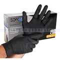 Einmalhandschuhe aus Nitril Hygostar Diamond Grip schwarz M