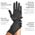 Zusatzbild Einmalhandschuhe aus Nitril Hygostar Safe Light schwarz L