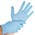 Zusatzbild Einmalhandschuhe aus Nitril Hygostar Safe Virus blau L