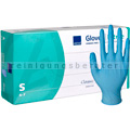 Einmalhandschuhe aus Nitril Hygostar Safe Virus blau S