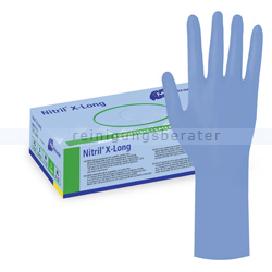 Einmalhandschuhe aus Nitril Meditrade X-long blau L