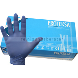 Einmalhandschuhe aus Nitril Proteksa blau XL