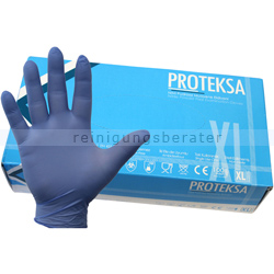 Einmalhandschuhe aus Nitril Proteksa blau XL