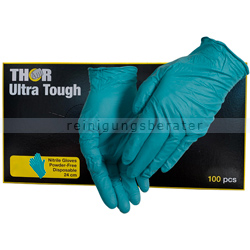 Einmalhandschuhe aus Nitril Thor ULTRA TOUGH grün L