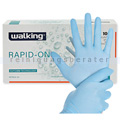 Einmalhandschuhe aus Nitril Walking Rapid-On blau L