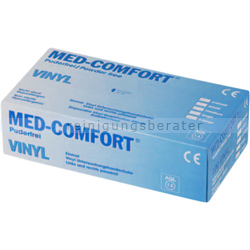 Einmalhandschuhe aus Vinyl Ampri Med Comfort weiß L