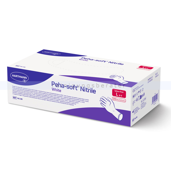 Einmalhandschuhe Hartmann Peha-soft nitrile white L