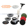 Einscheibenmaschine im Set Clean Track CT 17 GR