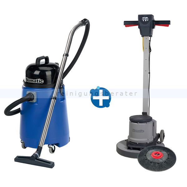 Numatic ESM-SET 5A Einscheibenmaschine HFM1515S Bürste Wassersauger WV800 