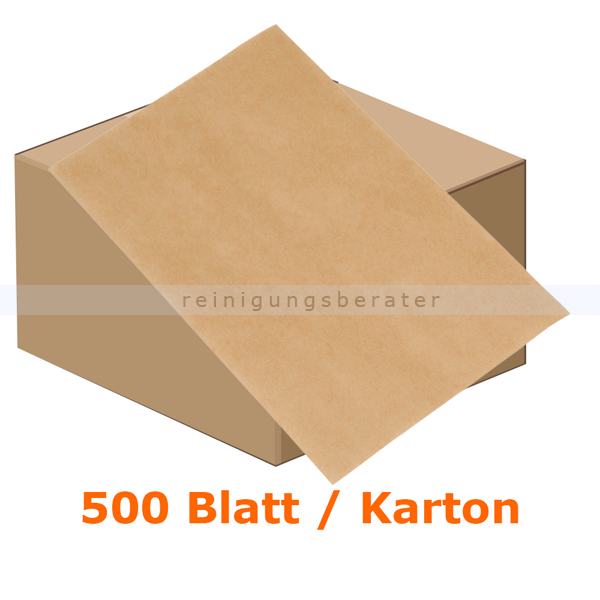 Einschlagpapier Abena ungebleicht 30 x 40 cm braun, Karton