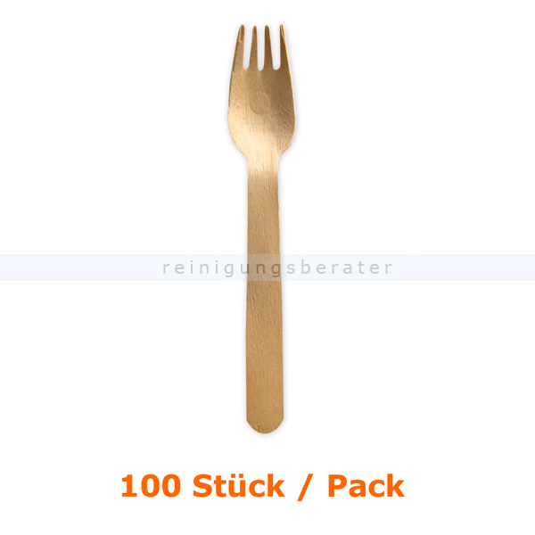 Einweggabel NatureStar BIO Birke 100 Stück