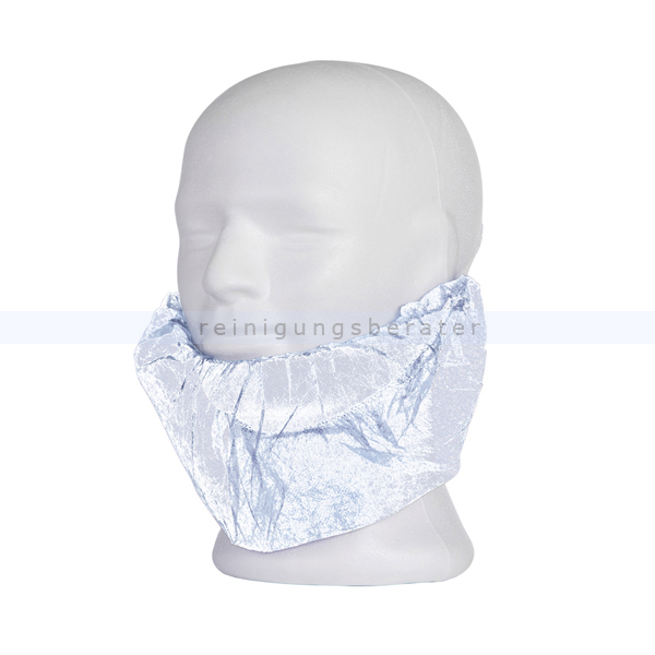MED-Compfort PP-Bartmasken weiß 100St-1000St Gesichtsschutz Einwegmaske 02040-W 