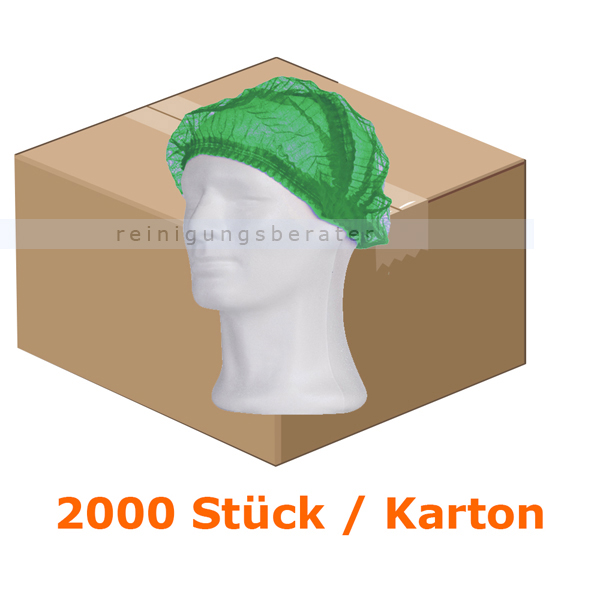 Einweghaube Ampri Klipphaube PP Eco Plus grün M
