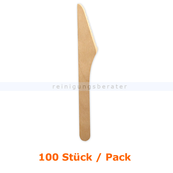 Einwegmesser NatureStar BIO Birke 100 Stück