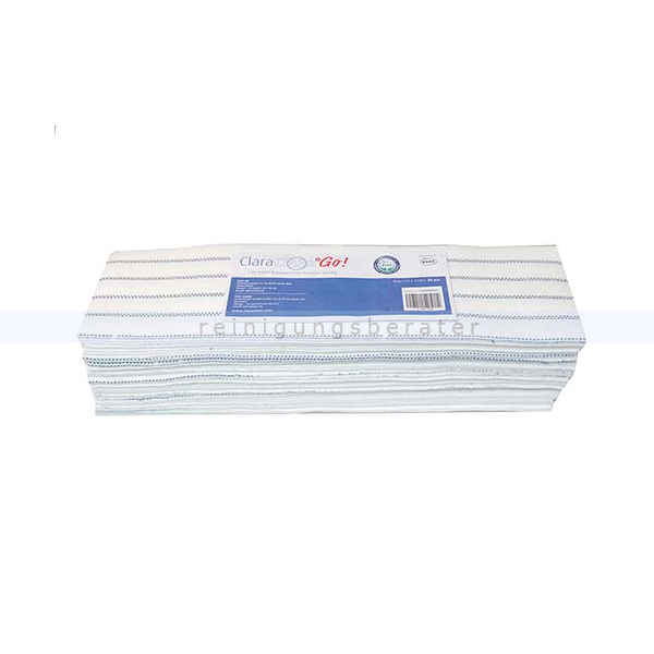 Einwegmop ClaraClean Go! 60 blau 60x12 cm 400 Stück