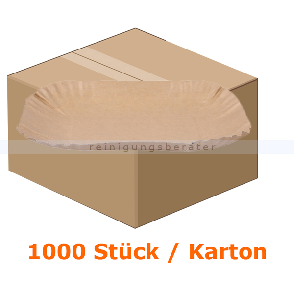 Einwegschüssel NatureStar BIO Schale Kraftpapier 1000 Stück
