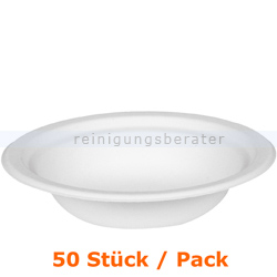 Einwegteller Abena Bio tiefer Teller rund Ø 18 cm 50 Stück