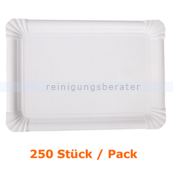 Einwegteller NatureStar BIO Pappe 200x130 mm 250 Stück