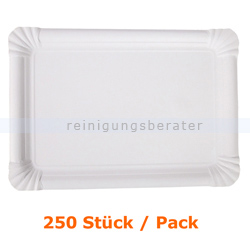 Einwegteller NatureStar BIO Pappe 200x130 mm 250 Stück