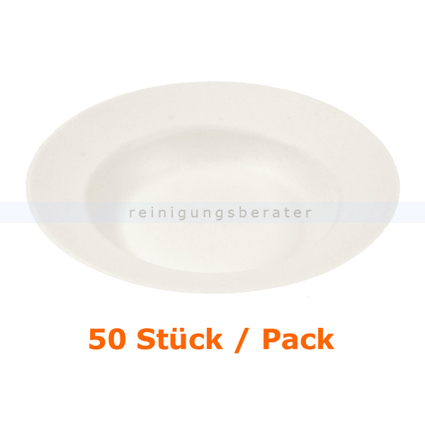 Suppenteller NatureStar BIO Suppenteller Ř 230 mm 50 Stück lebensmittelecht, umweltfreundlich, Packabgabe 410220