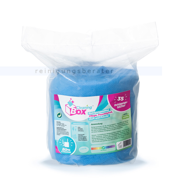 Einwegtücher CleaningBox 5-in-1 Büro & Haushalt 35 St.