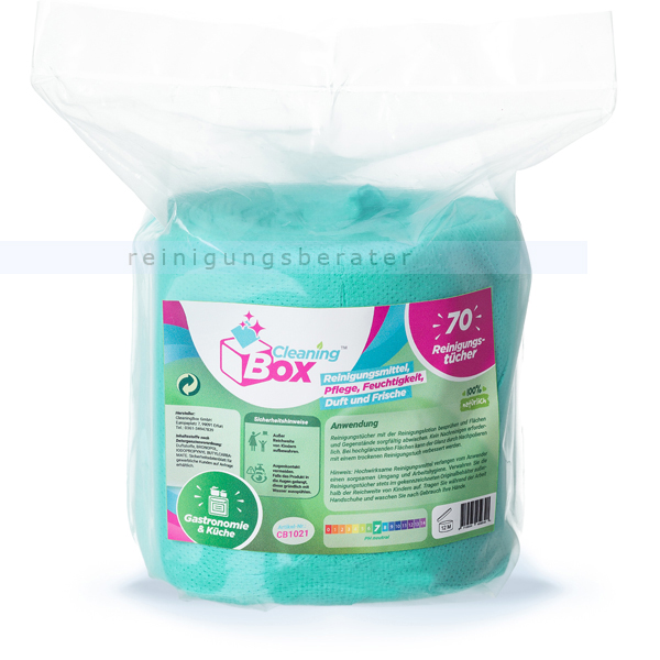 Einwegtücher CleaningBox 5-in-1 Gastro & Küche 70 Stück