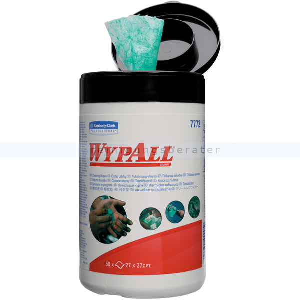 Einwegtücher Kimberly Clark WYPALL Spenderbox Grün