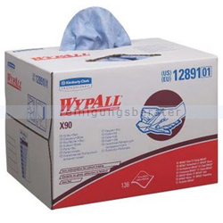 Einwegtücher Kimberly Clark Wypall X90 Hydroknit, weiß