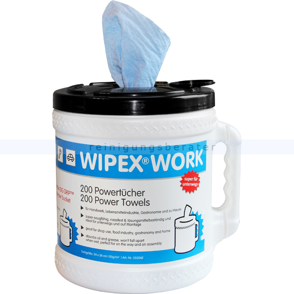 Einwegtücher Nordvlies WIPEX WORK Big Grip 24x38 cm