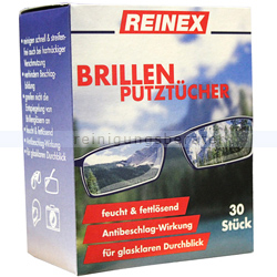 Einwegtücher Reinex Brillenputztücher 30er