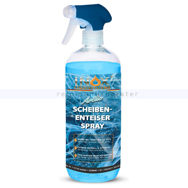 Enteiserspray INOX Arctic Scheibenenteiser Sprayflasche 1 L