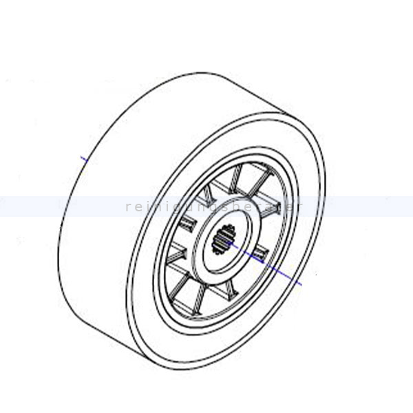 Ersatzräder und Rollen Fimap Ersatzrolle D= 175 d=20, S=60