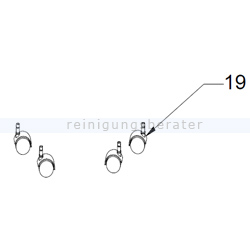 Ersatzräder und Rollen Viper Lenkrolle
