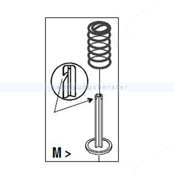 Ersatzteil Diversey Taski 4089350 Ventil