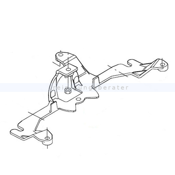 Ersatzteil Diversey Taski 4126986 Düsenträger