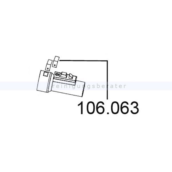 Ersatzteil Sprintus Clip für Saugschlauchanschluss 106035