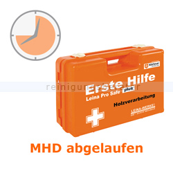 Erste Hilfe Koffer Leina Pro Safe plus Holz DIN 13169 MHD