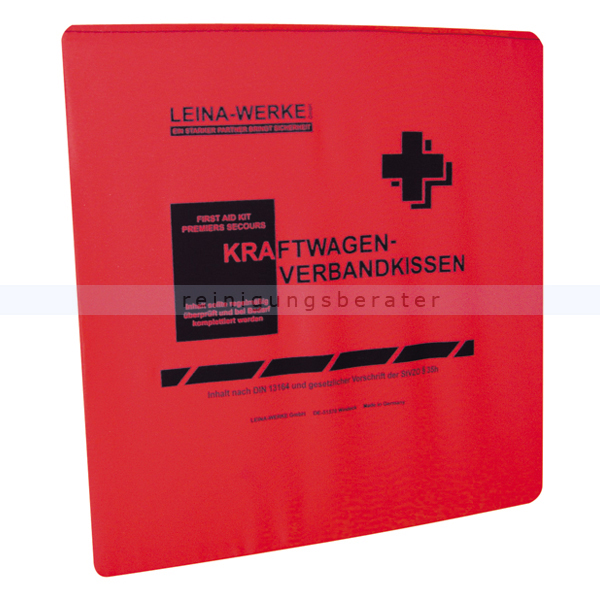 Handliches LEINA Erste-Hilfe-Set für Reisen, rot