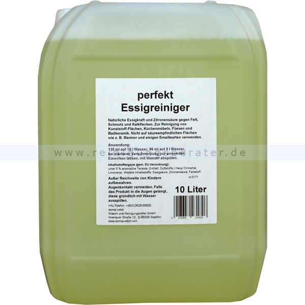 Essigreiniger Perfekt 10 L