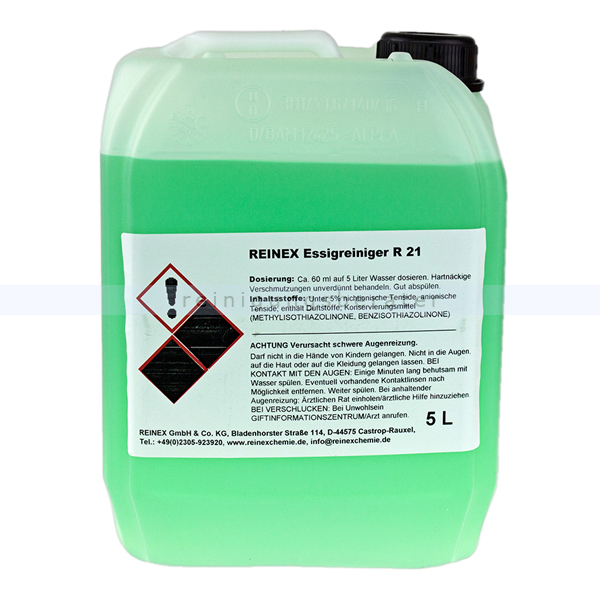Essigreiniger Reinex R21 Sanitärreiniger 5 L